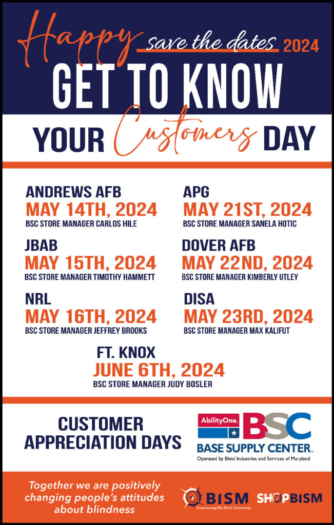 BSC Customer Appreciate Day The Dates